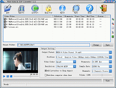 Allok Video to 3GP Converter for tomp4.com 5.0 software screenshot