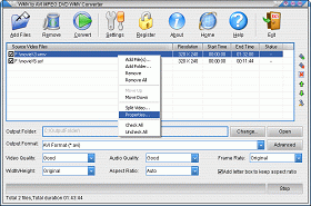 Allok WMV to AVI MPEG DVD WMV Converter 4.6.0529 software screenshot