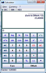 Alternate Calculator 3.120 software screenshot