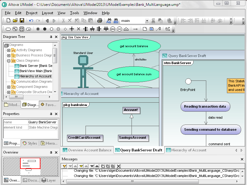 Altova UModel Enterprise Edition 2017.3 SP 1 software screenshot