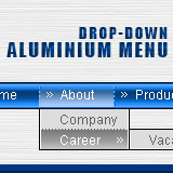 Aluminium Drop-Down Flash Menu 1.0.5 software screenshot
