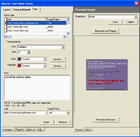 Amara Flash News Ticker 3.31 software screenshot