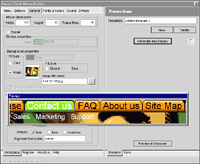 Amara Menu and Button Maker 3.31 software screenshot