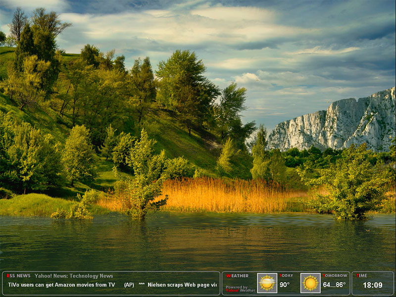 Amazing Lake Screensaver 1.3 software screenshot