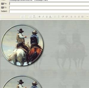 American Cowboy Email Stationery 1.0a software screenshot