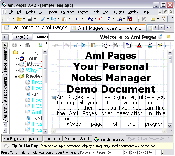Aml Pages Portable 9.80.2695 software screenshot