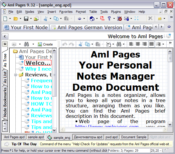 Aml Pages 9.80.2695 software screenshot