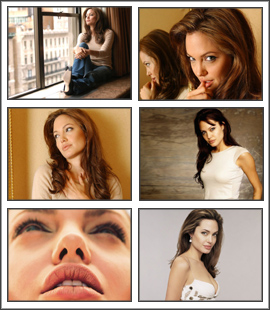 Angelina Jolie Beautiful Screensaver 1.0 software screenshot