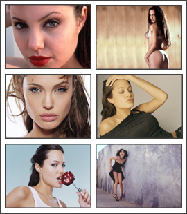 Angelina Jolie Hot Screensaver 1.0 software screenshot