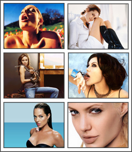 Angelina Jolie Sultry Screensaver 1.0 software screenshot