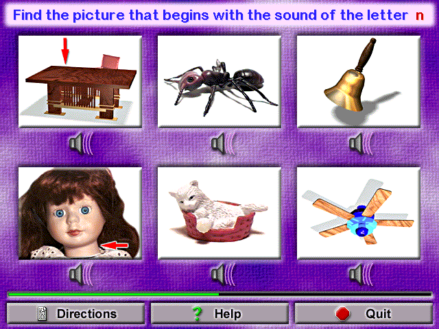 Animated Beginning Phonics 1.0 software screenshot