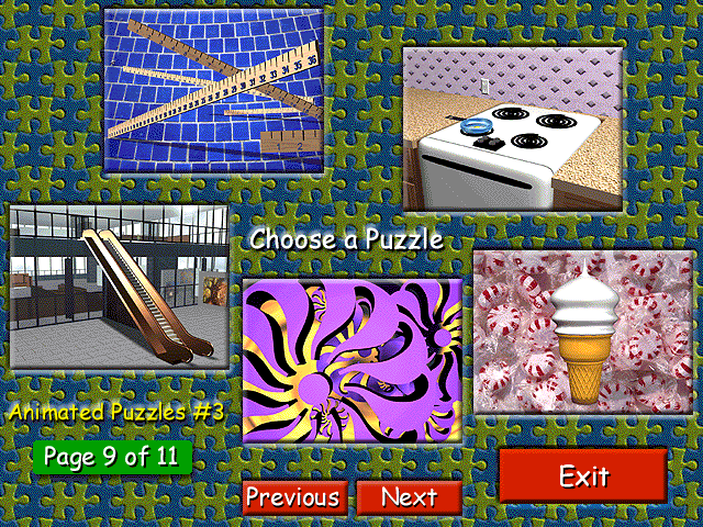 Animated Puzzles #3 1.0 software screenshot