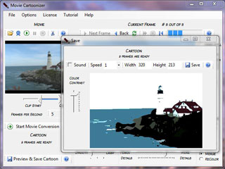 Animation from Movie 2.0 software screenshot