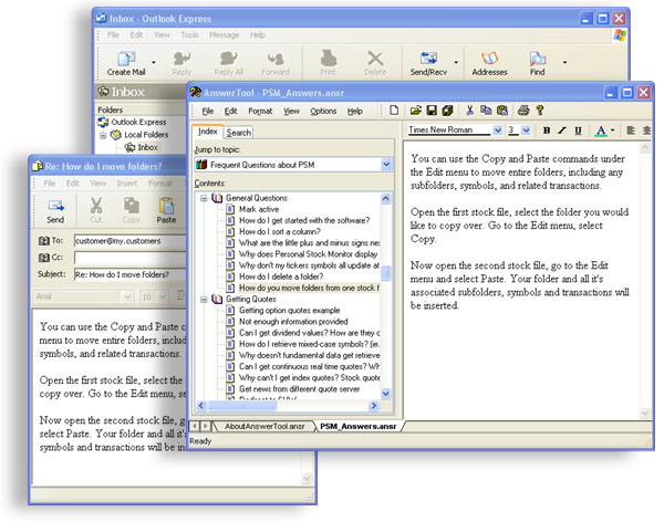 AnswerTool 2.3.1 software screenshot