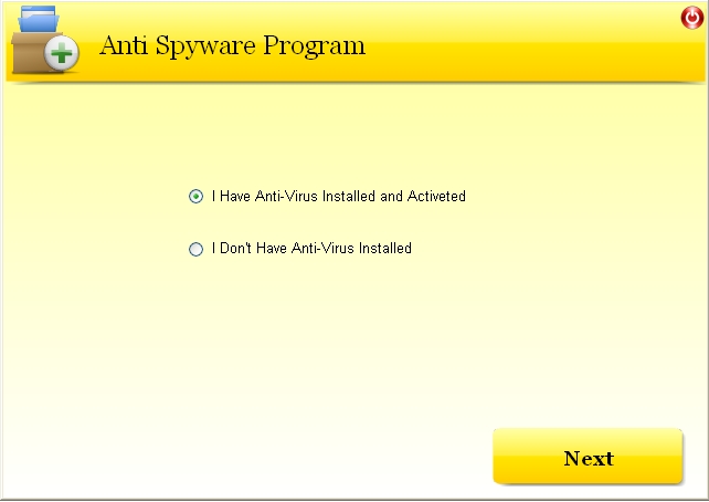 Anti Spyware Program 2.1.0 software screenshot
