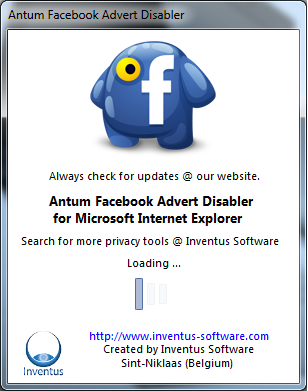 Antum Facebook Advert Disabler 1.0.0 software screenshot