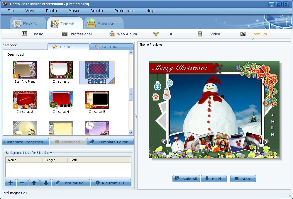 AnvSoft Photo Flash Maker Professional 5.50 software screenshot