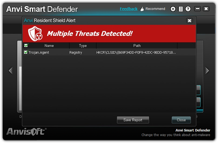Anvi Smart Defender 2.0 software screenshot