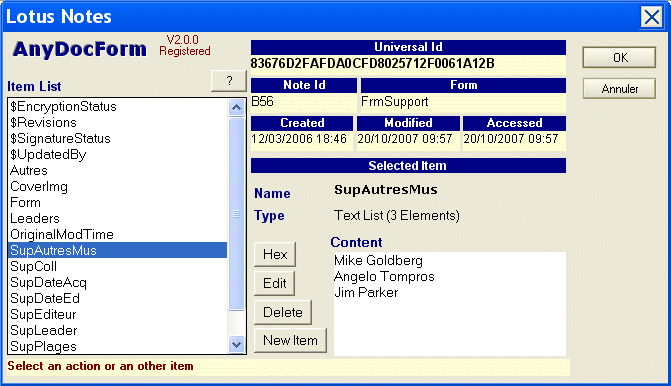 AnyDocForm 2.0.0 software screenshot