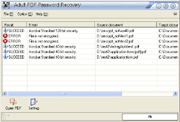 Ap PDF Password Recovery command line 3.1 software screenshot