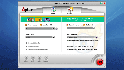 Aplus DVD Copy Creator Ripper Studio 13.08 software screenshot