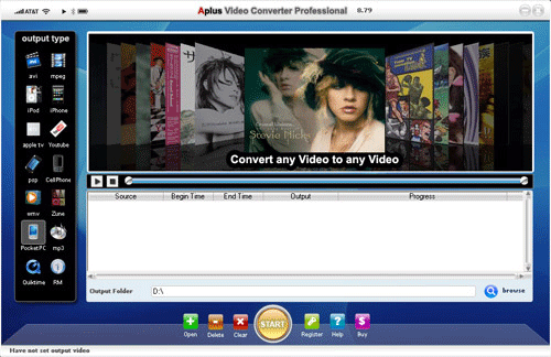 Aplus Media Converter 6.68 software screenshot