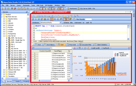 Aqua Data Studio 17.0.3 software screenshot