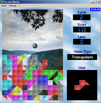 Arcade Blocks 1.0 software screenshot
