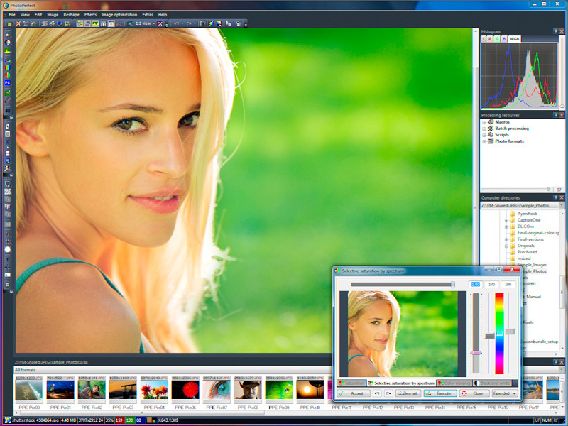 Arcadia PhotoPerfect 3.20 build 19 software screenshot