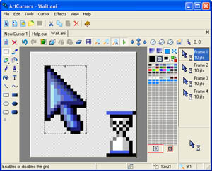 ArtCursors 5.28 software screenshot