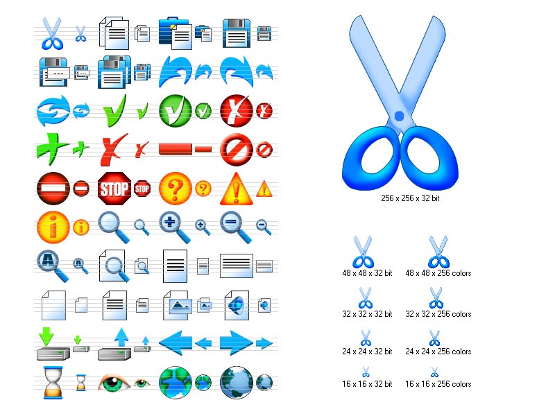Artistic Toolbar Icons 2013.1 software screenshot