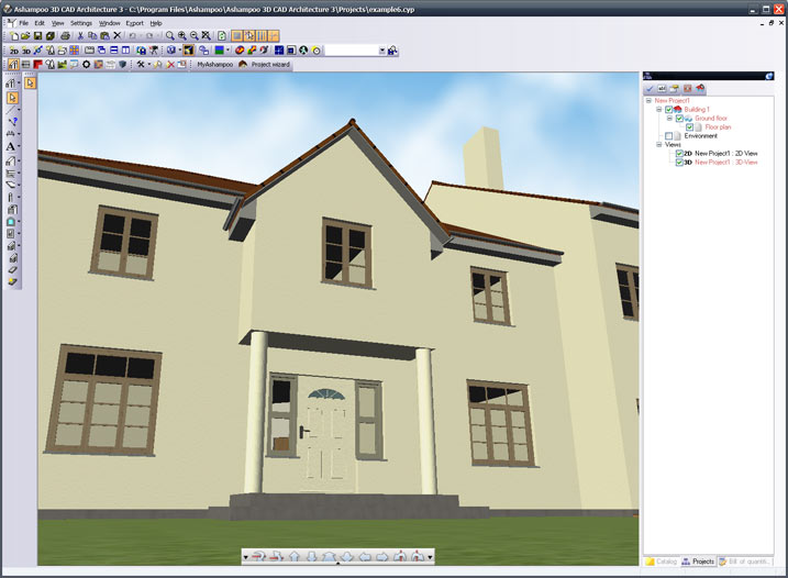 Ashampoo 3D CAD Architecture 5.3.0 software screenshot
