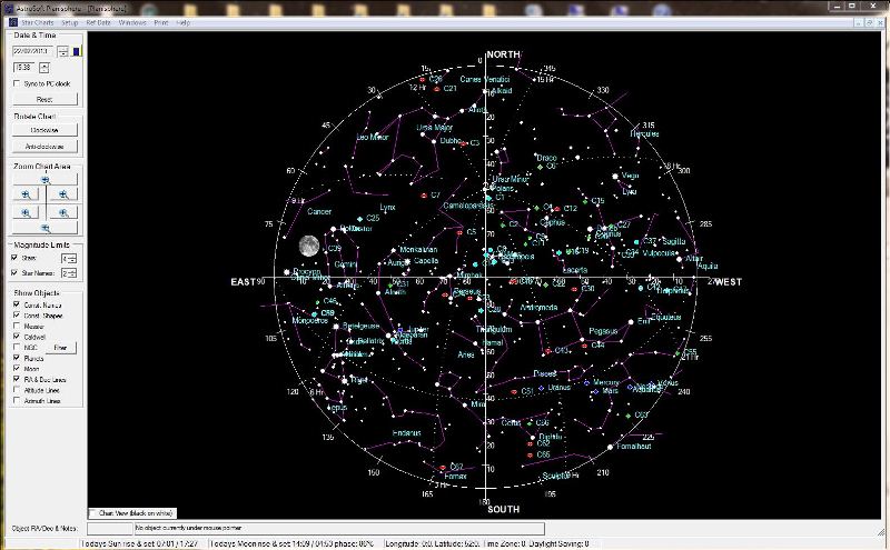 AstroWorkBench 2.1.0 software screenshot