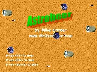Astrobeer 1.0 software screenshot
