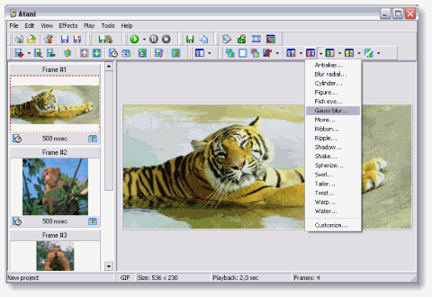 Atani 4.5.2 software screenshot