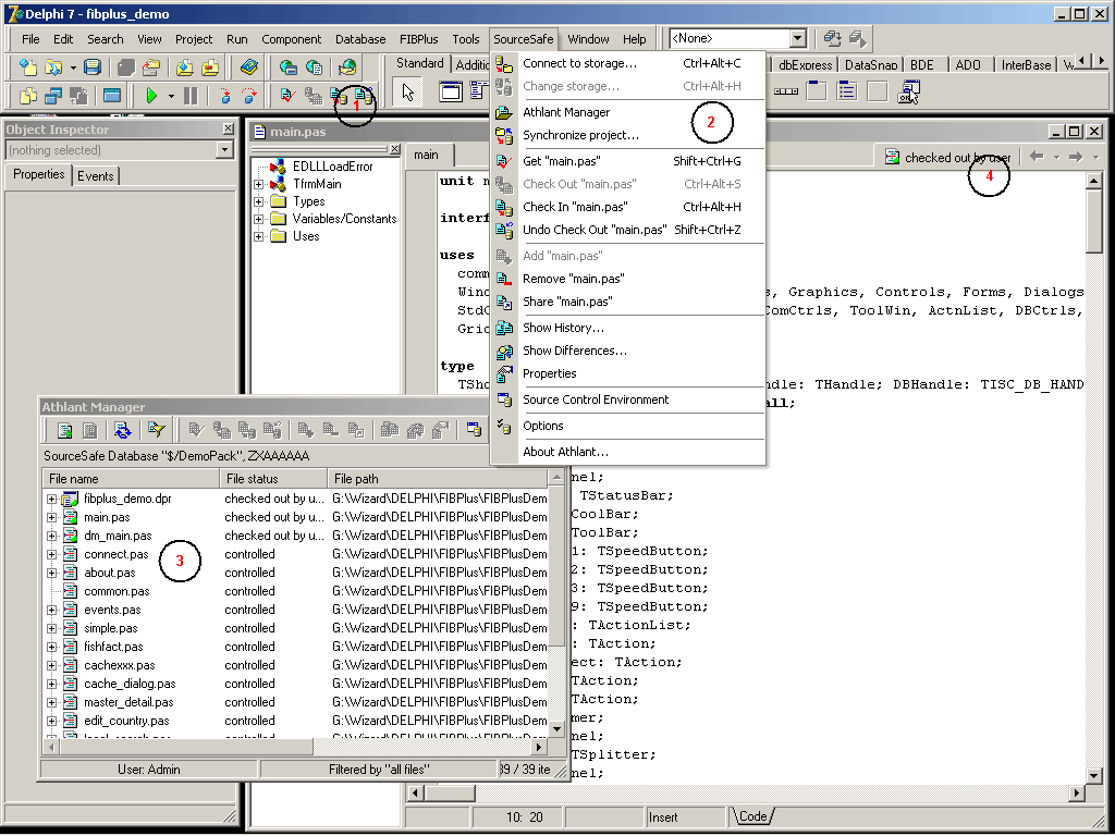 Athlant Personal Edition 2.04 software screenshot