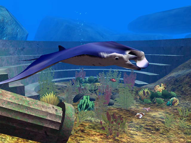 Atlantis 3D Screensaver 1.5 software screenshot