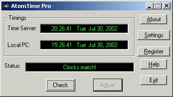 AtomTime Pro 3.1d software screenshot