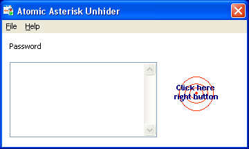 Atomic Asterisk Cracker 1.10 software screenshot