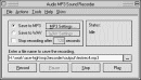 Audio MP3 Sound Recorder 1.50 software screenshot