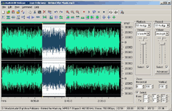 Audio Sound Editor Deluxe 4.7 software screenshot