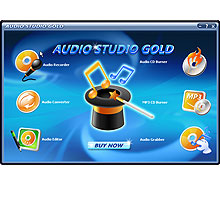 Audio Studio Gold 7.4.0.10 software screenshot