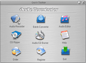 Audio Terminator 4.40 software screenshot