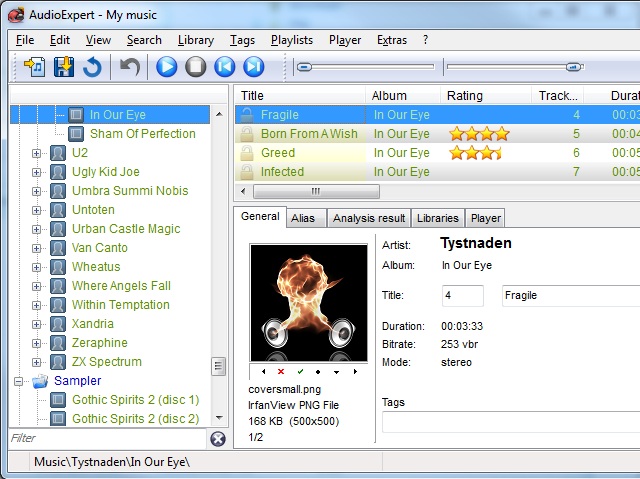 AudioExpert 12.3.0.1435 software screenshot
