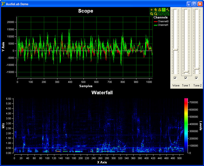AudioLab VC++ 5.0.1 software screenshot