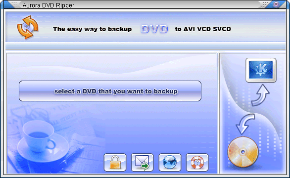Aurora DVD Ripper 1.1.7.2 software screenshot