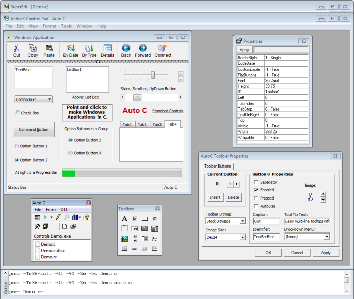 Auto C 3.7.61 software screenshot