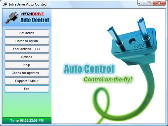 Auto Control 2.0 software screenshot