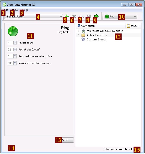AutoAdministrator 2.4.0.4 software screenshot