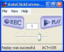 AutoClickExtreme 6.25.1 software screenshot